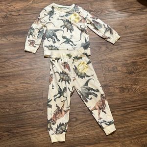 Boys dinosaur outfit. Size 4t. Some pilling on pants and top